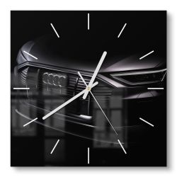 DEQORI Wanduhr 'Audi Frontalaufnahme' (Glas Glasuhr günstig online kaufen