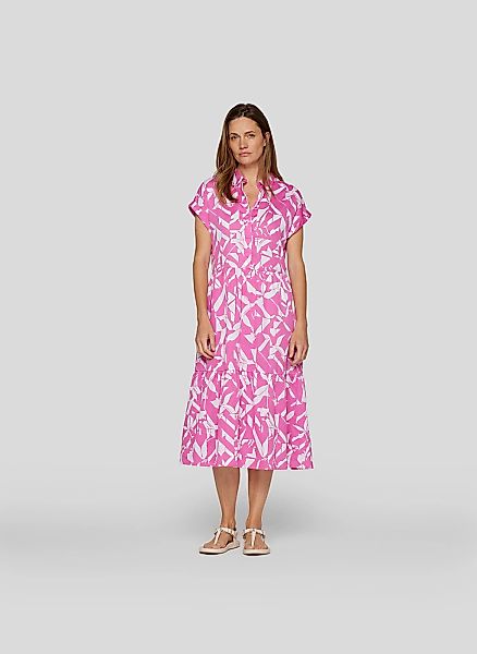 Rabe Midikleid "Rabe Blusenkleid mit Stufen und modernem Print" günstig online kaufen