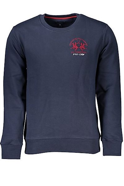 La Martina Sweatshirt Herren-Pullover Blau: Gefüttertes Sweatshirt mit günstig online kaufen