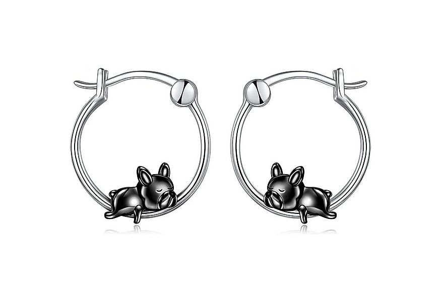 LuxusKollektion Schmuckset Creolen 925 Sterling Silber Katze Französische B günstig online kaufen