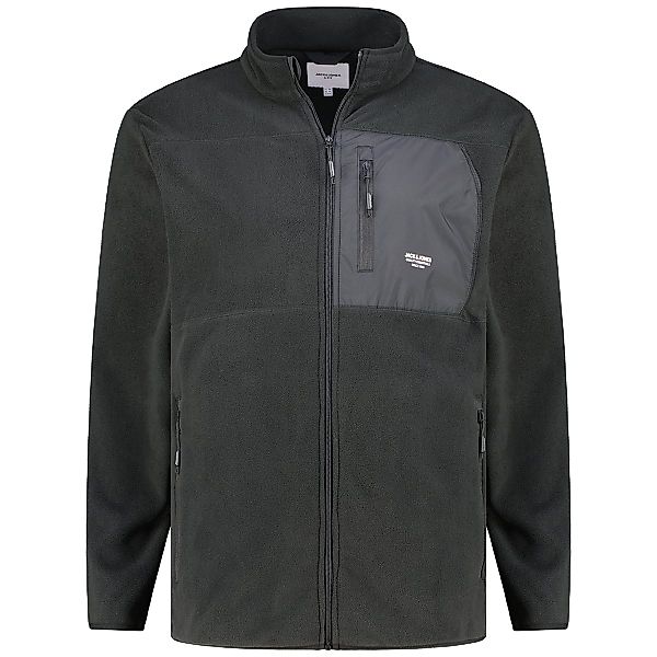 Jack&Jones Fleecejacke Farbe schwarz Größe: 3XL günstig online kaufen