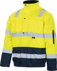 vizwell Pilotenjacke Warnschutz Arbeitsjacke Winterjacke auch günstig online kaufen