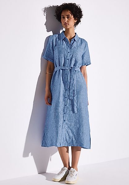 STREET ONE Midikleid in Streifen-Optik und günstig online kaufen
