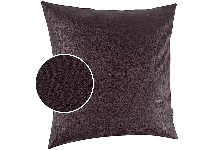 Kisska Dekokissen Kissenhülle KUMO atmungsaktive Kunstleder Kissenbezug Zie günstig online kaufen