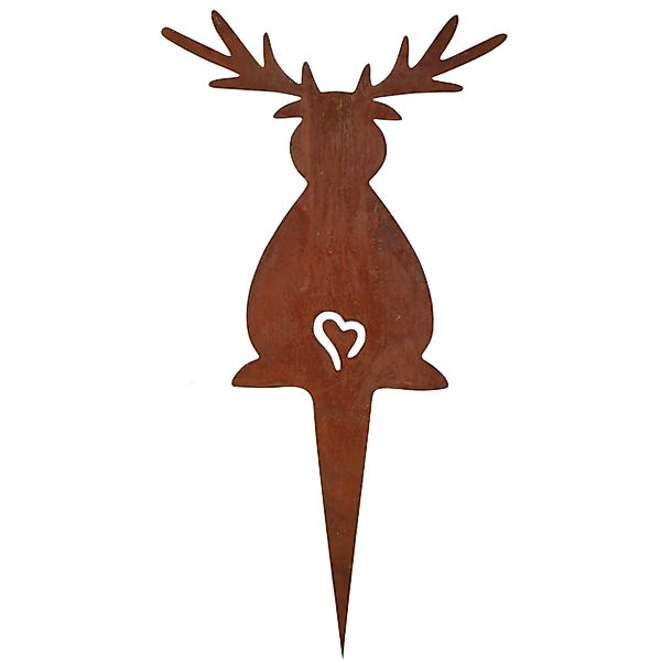 Rostikal Weihnachtsfigur Weihnachtsdeko Elch Deko Gartendeko günstig online kaufen