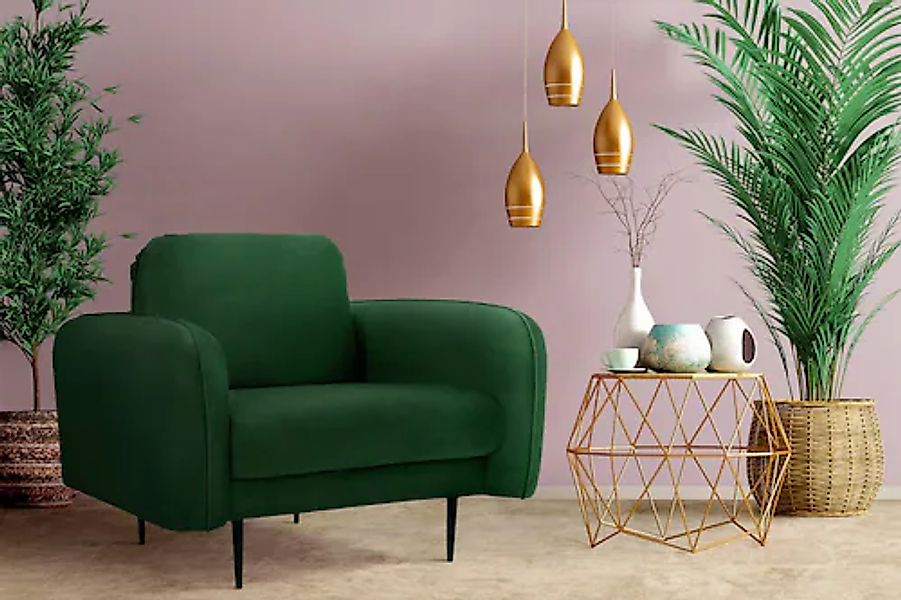 Home affaire Sessel »Skidi« mit losem Rückenkissen und Keder oben auf der A günstig online kaufen