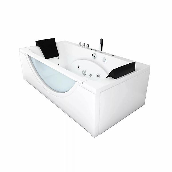 AcquaVapore Whirlpool Pool Badewanne Eckwanne Wanne W81R-A 90x180 mit Radio günstig online kaufen