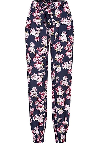 CLOUD 5IVE Stoffhose CLOUD 5IVE Viskose Hose mit Bündchen 2-Pockets & Blume günstig online kaufen