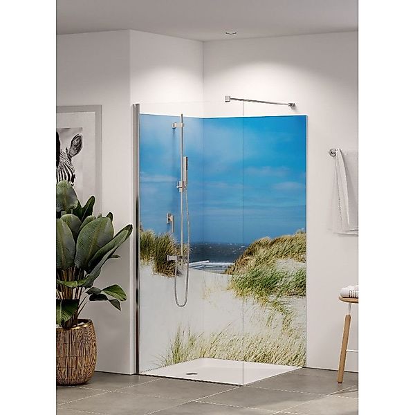 winwall Duschrückwand Duschrückwände ALU-Verbundplatte Dekor: Nordsee, günstig online kaufen