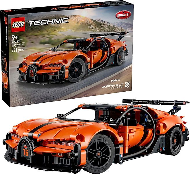 LEGO® Bugatti Chiron Pur Sport Hypercar (42222), LEGO Technic Konstruktions günstig online kaufen