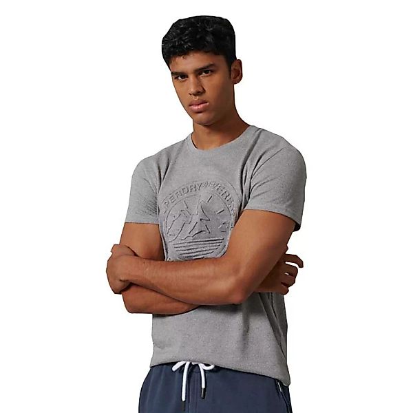 Superdry Everest Kurzarm T-shirt XS Peppered Grey Grit günstig online kaufen