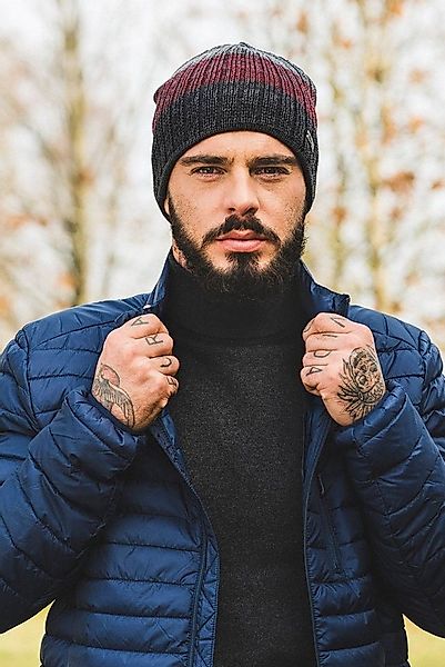 Eisglut Strickmütze Strickmütze Griffina XL aus Wolle mit Fleece-Innenband günstig online kaufen