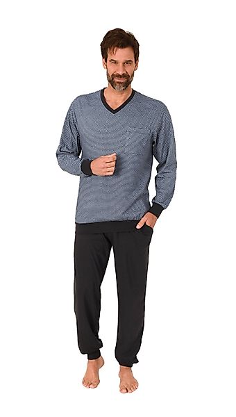 Normann Pyjama Normann Herren Schlafanzug langarm günstig online kaufen
