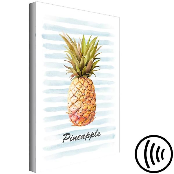 Wandbild Pineapple and Stripes (1 Part) Vertical XXL günstig online kaufen