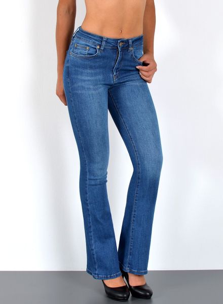 ESRA Bootcut-Jeans Bootcut Jeans Damen High günstig online kaufen
