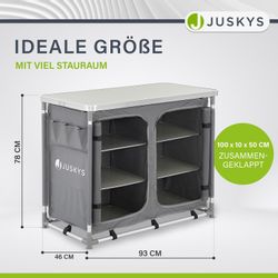 Juskys Campingschrank Ruda mit Tasche, klappbar, günstig online kaufen