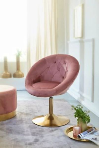 FineBuy Polsterstuhl 38 x 36 cm Sitzfläche rosa günstig online kaufen