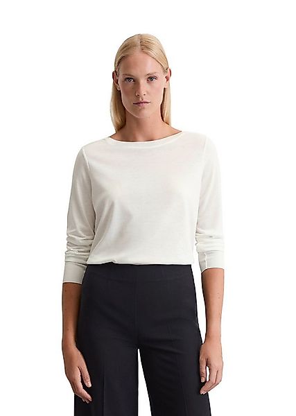 Marc O'Polo Langarmshirt aus TENCEL™ Lyocell-Baumwolle-Mix günstig online kaufen