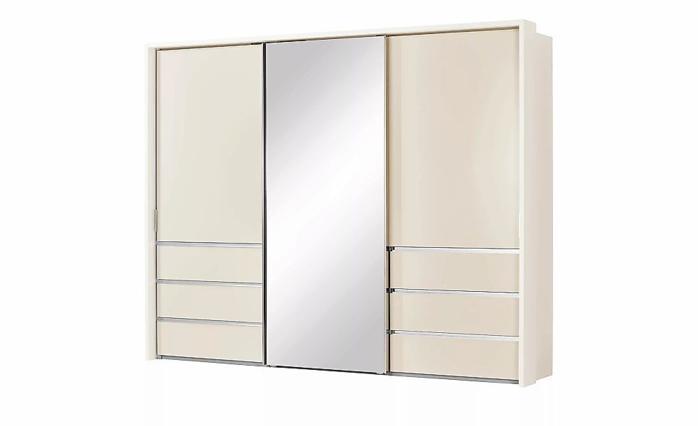 Schwebetürenschrank, 3-türig  Mitta ¦ creme ¦ Maße (cm): B: 260 H: 220 T: 6 günstig online kaufen