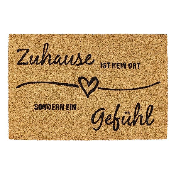 relaxdays Fußmatte Kokos Zuhause, Höhe: 15 günstig online kaufen