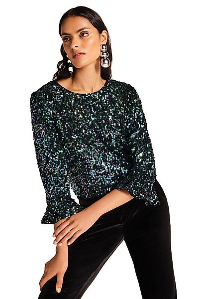 Love & Roses Paillettenshirt Love & Roses Top mit Pailletten, Regular (1-tl günstig online kaufen