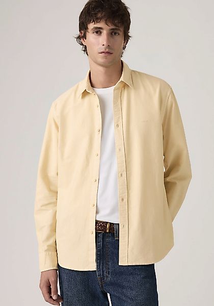 Levis Langarmhemd "AUTHENTIC BUTTON DOWN" mit Ton-in-Ton Logostickerei auf günstig online kaufen