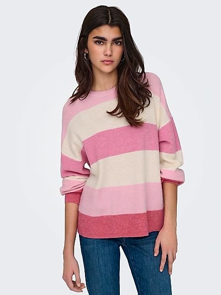 ONLY Strickpullover "ONLATIA L/S STRIPE PULLOVER KNT NOOS" günstig online kaufen