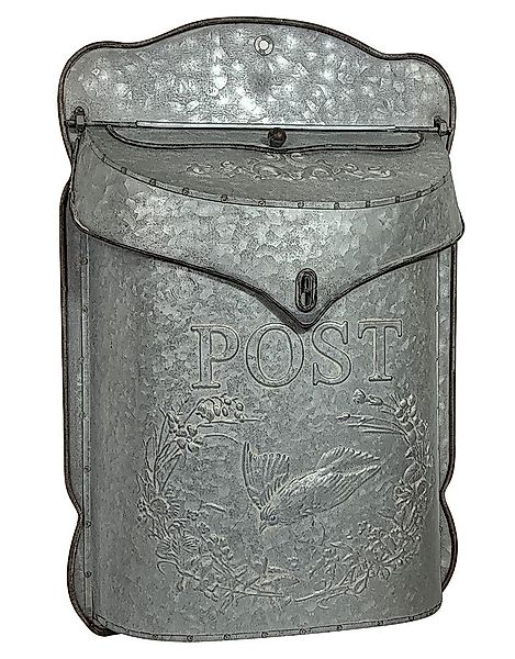 Briefkasten POST Zink Postkasten mit Brieftaube Vintage Landhausstil günstig online kaufen