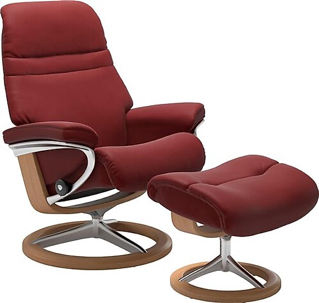 Stressless® Relaxsessel »Sunrise« Relaxsessel mit Hocker, mit Signature Bas günstig online kaufen