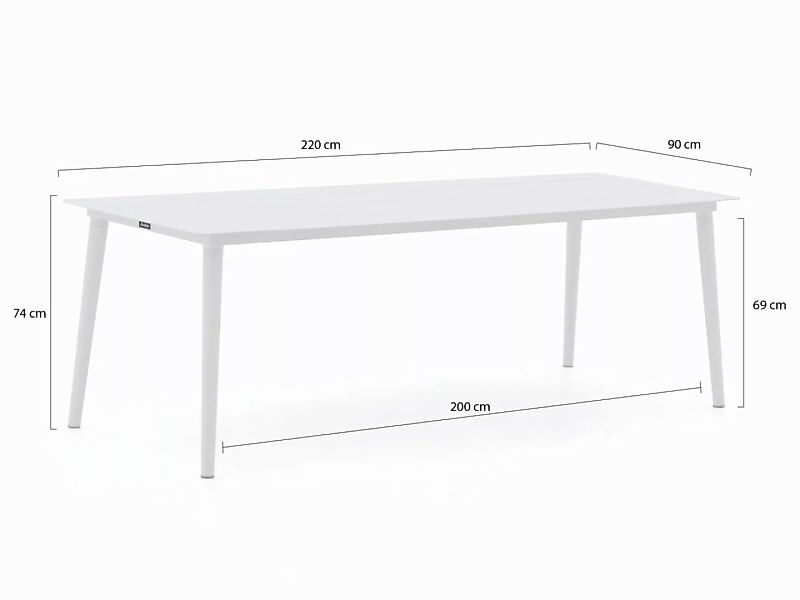 Manifesto Sora Gartentisch 220x90x74 cm günstig online kaufen
