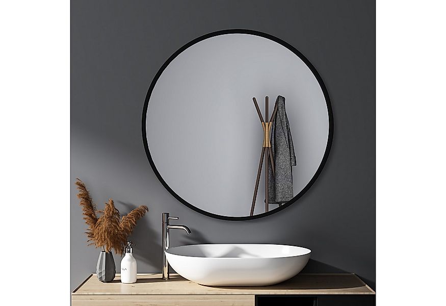 WDWRITTI Badspiegel Spiegel Rund Rundspiegel mit ohne beleuchtung Ø40/50/60 günstig online kaufen