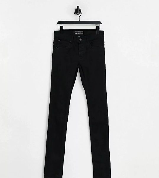 French Connection Tall – Schmale Jeans in Schwarz günstig online kaufen