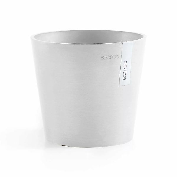 Ecopots Pflanztopf Amsterdam Mini Weiß 17 cm x 14,9 cm günstig online kaufen