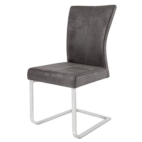 riess-ambiente Freischwinger SAMSON vintage grau / günstig online kaufen
