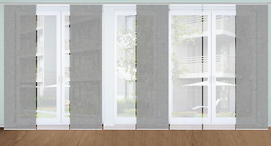 HOME in green Schiebegardine »ESTRA« Paneelwagen 8 Stk. tlg. SET DIGITALDRU günstig online kaufen