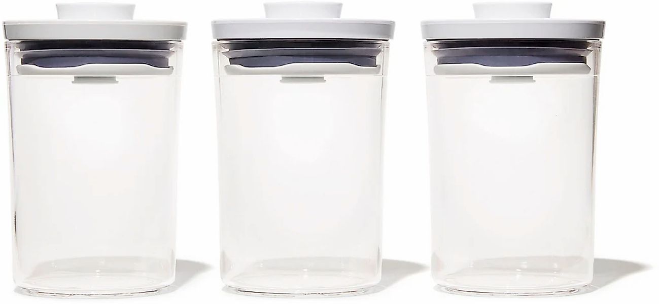 OXO Good Grips Vorratsdose "RUNDER MINI-POP-BEHÄLTER" Set, 3 Stk. tlg. 0,6 günstig online kaufen