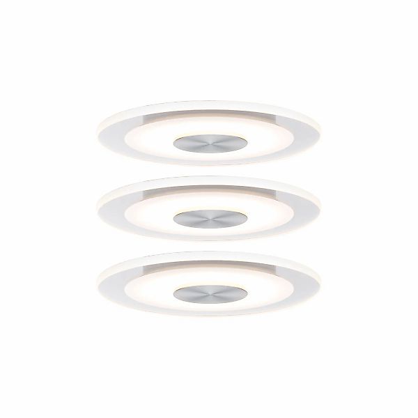 Paulmann "Premium LED Einbauleuchte Whirl Basisset rund 120mm 3x4,9W 3x180l günstig online kaufen