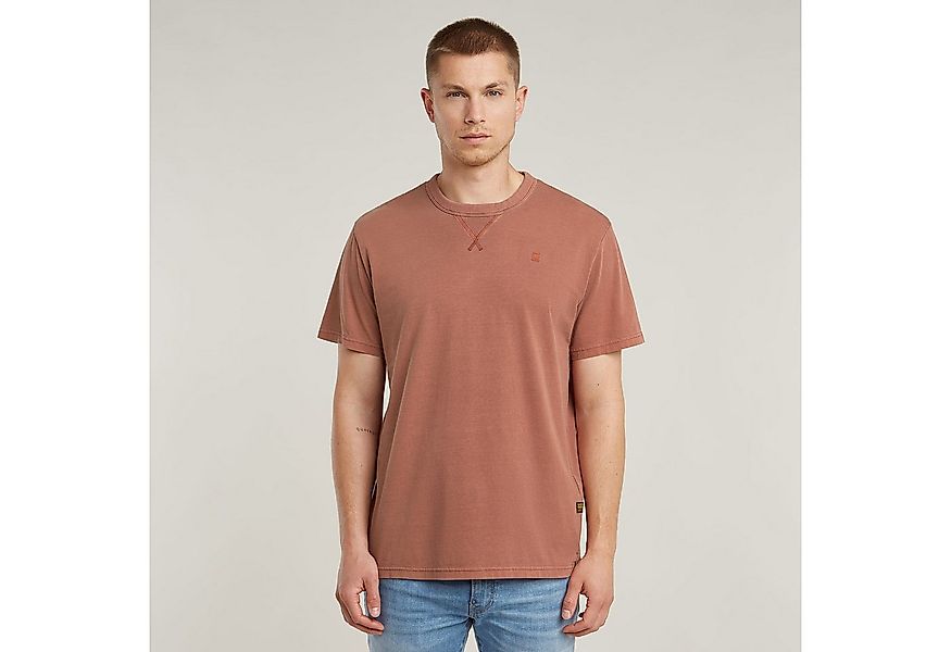 G-STAR T-Shirt Nifous Rundhals, mit Rippeinsatz günstig online kaufen