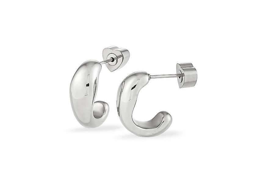 Copenhagen Studios Paar Creolen Schmuck Geschenk Edelstahl Ohrring Organics günstig online kaufen