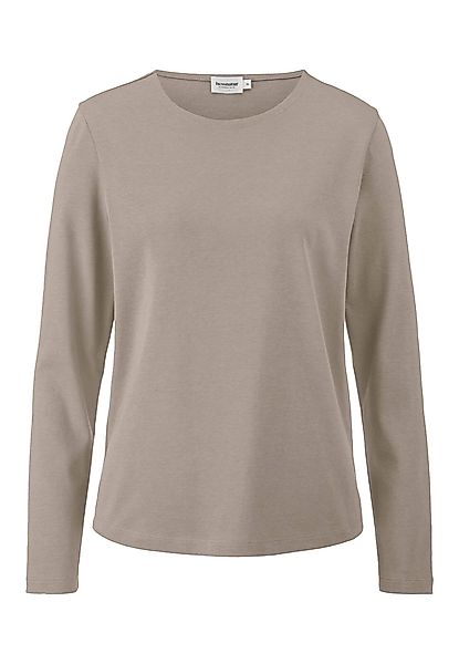 Hessnatur T-Shirt Langarm Regular aus reiner günstig online kaufen