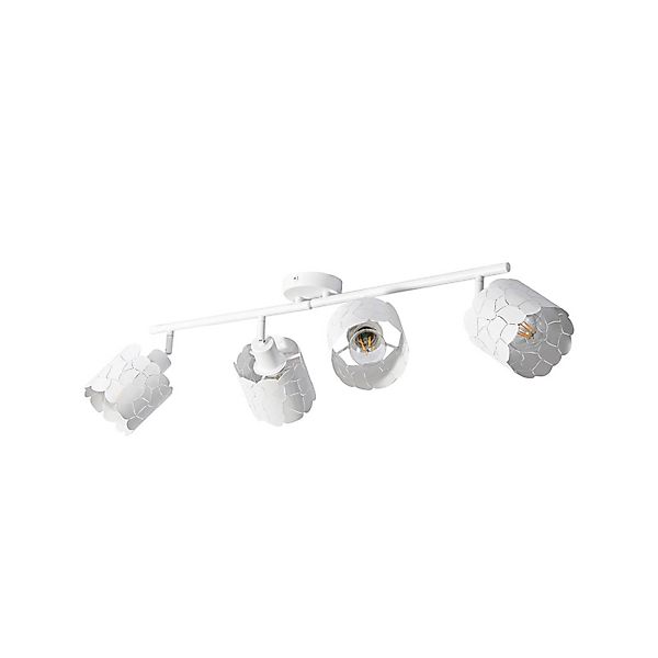 Lindby Deckenlampe Aralena 10025861 Modern in Weiß aus Metall 4-flammig E27 günstig online kaufen