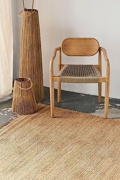 Tapiso Designteppich JUTE, rechteckig, Höhe: 7 mm, 100% Naturfaser, Wohnzim günstig online kaufen