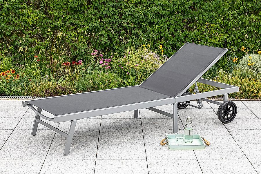 MERXX Gartenliege, Alu/Textil, verstellbar günstig online kaufen