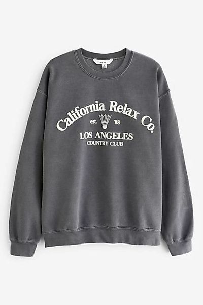 Next Sweatshirt Relaxed Fit Langarm-Sweatshirt, California-Grafik (1-tlg) günstig online kaufen
