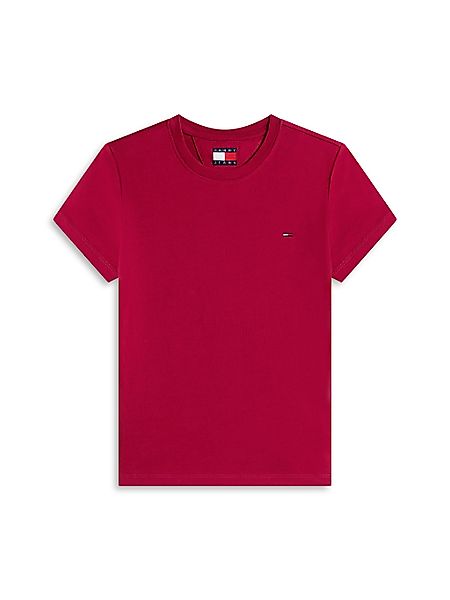 Tommy Jeans Kurzarmshirt "TJW SLIM C-NECK TEE" mit Logo-Stickerei günstig online kaufen