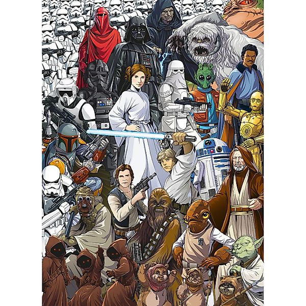 Disney Fototapete Star Wars Cartoon Multicolor 184 x 254 cm 611072 günstig online kaufen