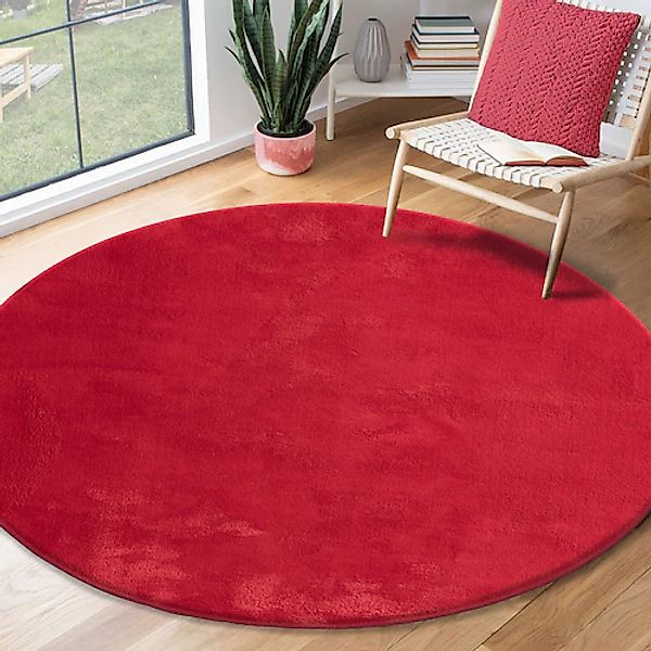 the carpet Teppich »Relax round«, rund, 16 mm Höhe, waschbarer Wohnzimmer T günstig online kaufen