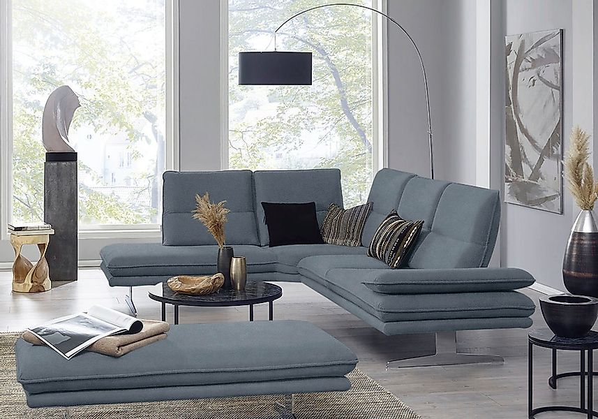 W.SCHILLIG Ecksofa »broadway, Designsofa, mit tollem Sitzkomfort, L-Form« S günstig online kaufen