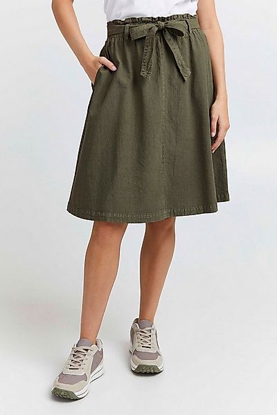 OXMO A-Linien-Rock OXLerke Kurzer Midirock mit Gürtelschlaufen und Band günstig online kaufen