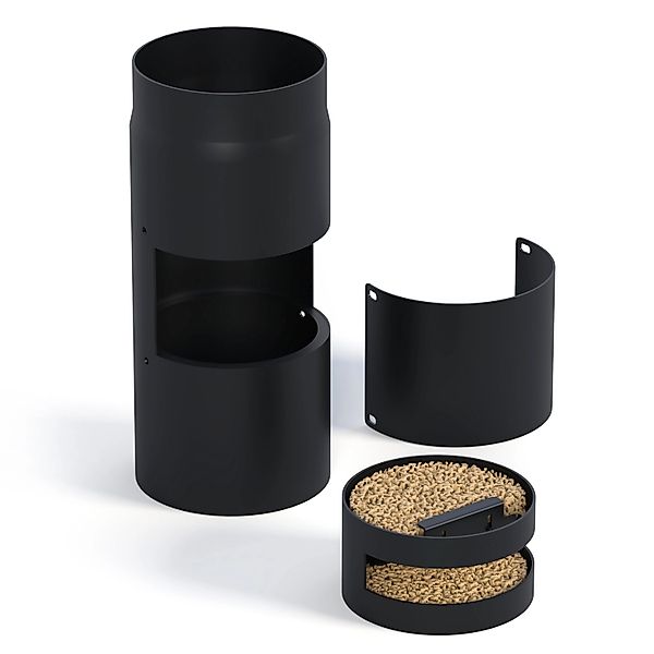 Accente Kaminofenfilter Sauberling Grau günstig online kaufen